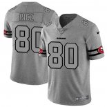 Camiseta NFL Limited San Francisco 49ers Rice Team Logo Gridiron Gris