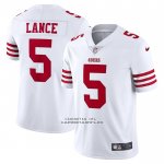 Camiseta NFL Limited San Francisco 49ers Trey Lance Vapor Untouchable Blanco