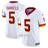 Camiseta NFL Limited Washington Commanders Jayden Daniels Vapor F.U.S.E. Super Bowl Era Blanco