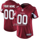 Camiseta NFL Mujer Arizona Cardinals Personalizada Rojo