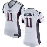 Camiseta New England Patriots Edelman Blanco Nike Game NFL Mujer