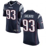Camiseta New England Patriots Sheard Negro Nike Game NFL Hombre