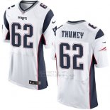 Camiseta New England Patriots Thuney Blanco Nike Elite NFL Hombre