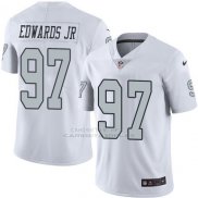 Camiseta Oakland Raiders Edwards Jr Blanco Nike Legend NFL Hombre