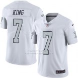 Camiseta Oakland Raiders King Blanco Nike Legend NFL Hombre