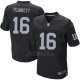 Camiseta Oakland Raiders Plunkett Negro Nike Elite NFL Hombre