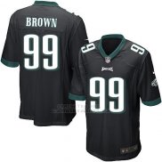Camiseta Philadelphia Eagles Brown Negro Nike Game NFL Hombre