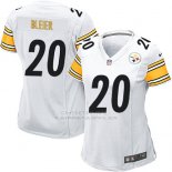 Camiseta Pittsburgh Steelers Bleier Blanco Nike Game NFL Mujer
