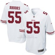 Camiseta San Francisco 49ers Brooks Blanco Nike Game NFL Hombre