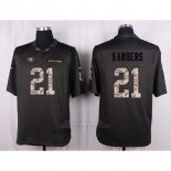 Camiseta San Francisco 49ers Sanders Apagado Gris Nike Anthracite Salute To Service NFL Hombre