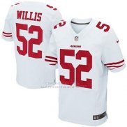 Camiseta San Francisco 49ers Willis Blanco Nike Elite NFL Hombre