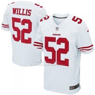 Camiseta San Francisco 49ers Willis Blanco Nike Elite NFL Hombre