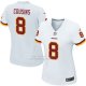 Camiseta Washington Commanders Cousins Blanco Nike Game NFL Mujer