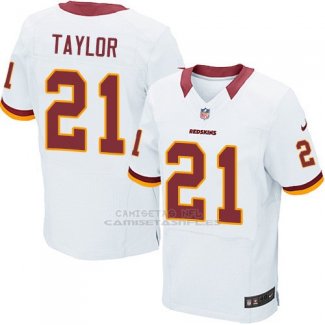 Camiseta Washington Commanders Taylor Blanco Nike Elite NFL Hombre
