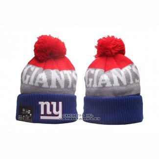 Gorro Beanie New York Giants New Era Sideline Gris Rojo