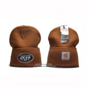Gorro Beanie New York Jets Carhartt x '47 Marron