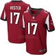 Camiseta Atlanta Falcons Hester Rojo Nike Elite NFL Hombre