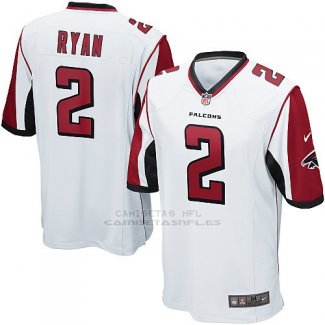 Camiseta Atlanta Falcons Ryan Blanco Nike Game NFL Nino