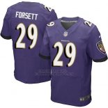 Camiseta Baltimore Ravens Forsett Violeta Nike Elite NFL Hombre