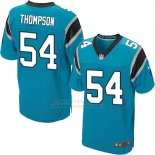 Camiseta Carolina Panthers Thompson Azul Nike Elite NFL Hombre