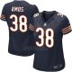 Camiseta Chicago Bears Amos Blanco Negro Nike Game NFL Mujer
