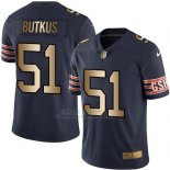 Camiseta Chicago Bears Butkus Profundo Azul Nike Gold Legend NFL Hombre