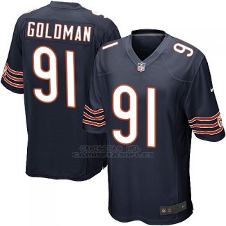 Camiseta Chicago Bears Goldman Blanco Negro Nike Game NFL Nino