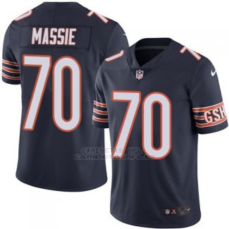 Camiseta Chicago Bears Massie Profundo Azul Nike Legend NFL Hombre