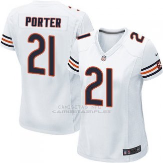 Camiseta Chicago Bears Porter Blanco Nike Game NFL Mujer