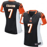 Camiseta Cincinnati Bengals Esiason Negro Nike Game NFL Mujer