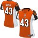 Camiseta Cincinnati Bengals Iloka Naranja Nike Game NFL Mujer