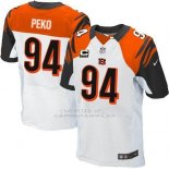 Camiseta Cincinnati Bengals Peko Blanco Nike Elite NFL Hombre
