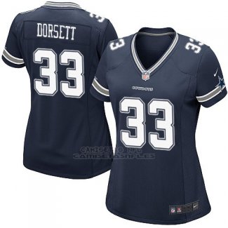 Camiseta Dallas Cowboys Dorsett Negro Nike Game NFL Mujer