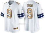 Camiseta Dallas Cowboys Romo Blanco Nike Gold Game NFL Hombre