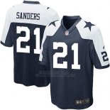 Camiseta Dallas Cowboys Sanders Negro Blanco Nike Game NFL Hombre