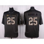 Camiseta Denver Broncos Harris Jr Apagado Gris Nike Anthracite Salute To Service NFL Hombre