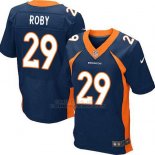 Camiseta Denver Broncos Roby Azul Nike Elite NFL Hombre