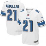 Camiseta Detroit Lions Abdullah Blanco Nike Elite NFL Hombre