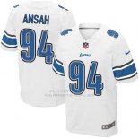 Camiseta Detroit Lions Ansah Blanco Nike Elite NFL Hombre Camiseta Detroit Lions Ansah Blanco Nike Elite NFL Hombre