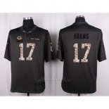 Camiseta Green Bay Packers Adams Apagado Gris Nike Anthracite Salute To Service NFL Hombre
