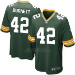 Camiseta Green Bay Packers Burnett Verde Militar Nike Game NFL Nino