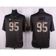 Camiseta Green Bay Packers Jones Apagado Gris Nike Anthracite Salute To Service NFL Hombre