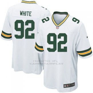 Camiseta Green Bay Packers White Blanco Nike Game NFL Hombre