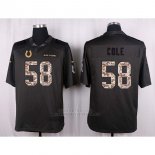 Camiseta Indianapolis Colts Cole Apagado Gris Nike Anthracite Salute To Service NFL Hombre