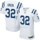 Camiseta Indianapolis Colts Green Blanco Nike Elite NFL Hombre