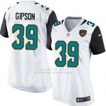 Camiseta Jacksonville Jaguars Gipson Blanco Nike Game NFL Mujer