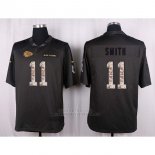 Camiseta Kansas City Chiefs Smith Apagado Gris Nike Anthracite Salute To Service NFL Hombre