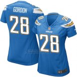 Camiseta Los Angeles Chargers Gordon Azul Nike Game NFL Mujer Camiseta Los Angeles Chargers Gordon Azul Nike Game NFL Mujer