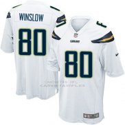 Camiseta Los Angeles Chargers Winslow Blanco Nike Game NFL Hombre