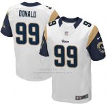 Camiseta Los Angeles Rams Donald Blanco Nike Elite NFL Hombre Camiseta Los Angeles Rams Donald Blanco Nike Elite NFL Hombre